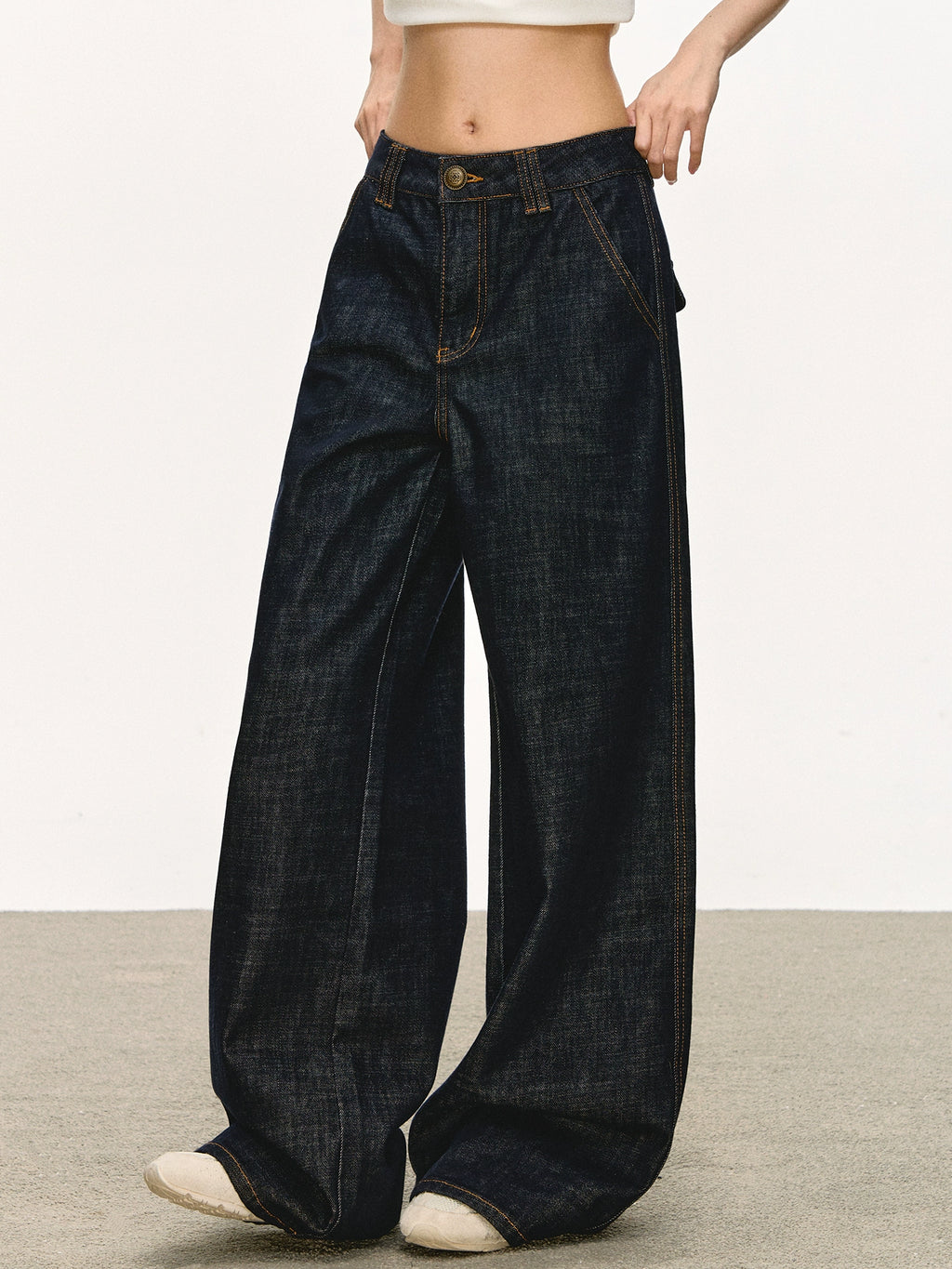 Anna Aneae Wool Xiaoxiangfeng Denim Jacket Set