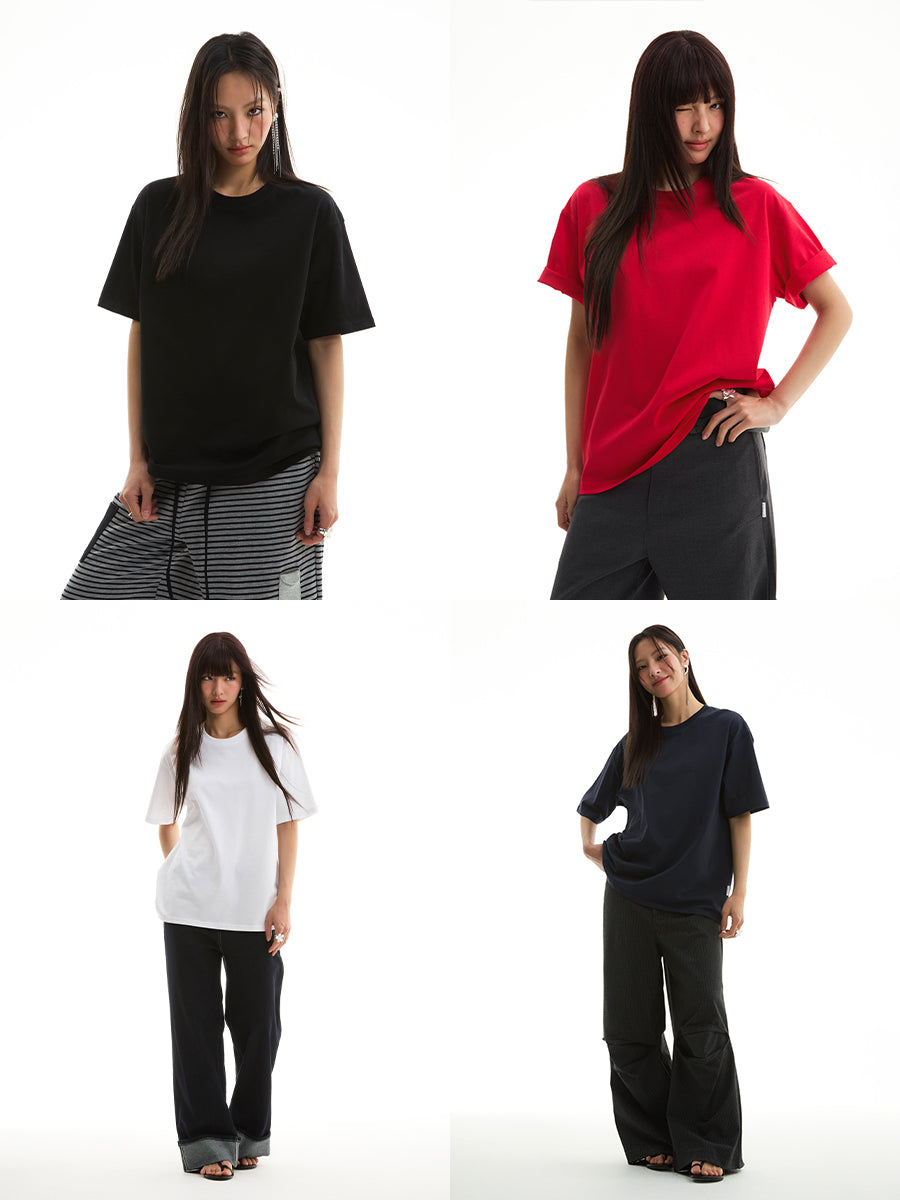 FUNKYFUN 2025SS five-color pure cotton 230g loose Tee