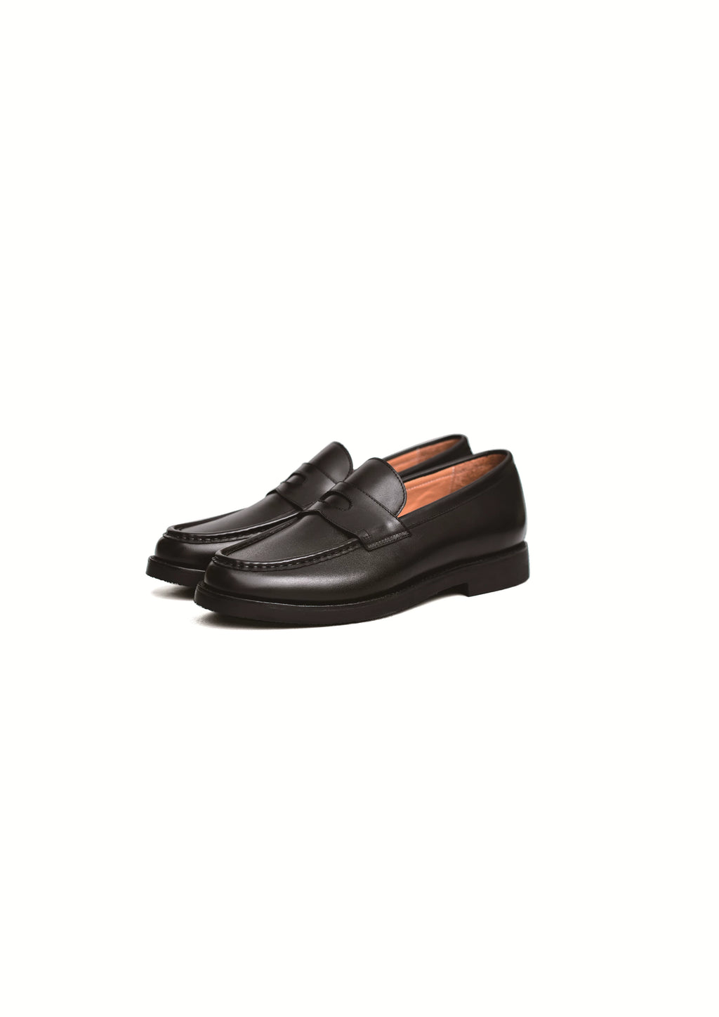 TERRAKOO Leather Slip-On Round-Toe Loafer