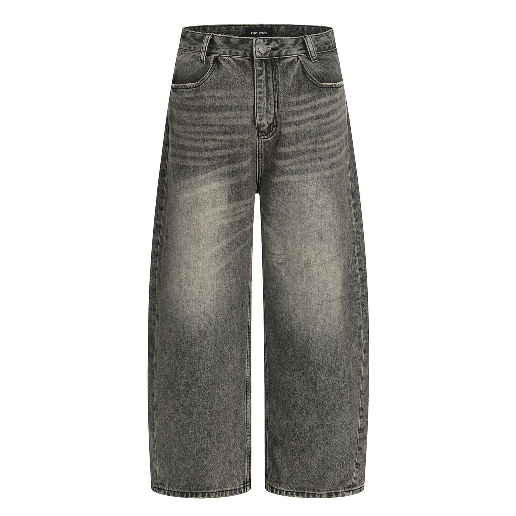 11KN Vintage Loose Versatile Wide Leg Pants