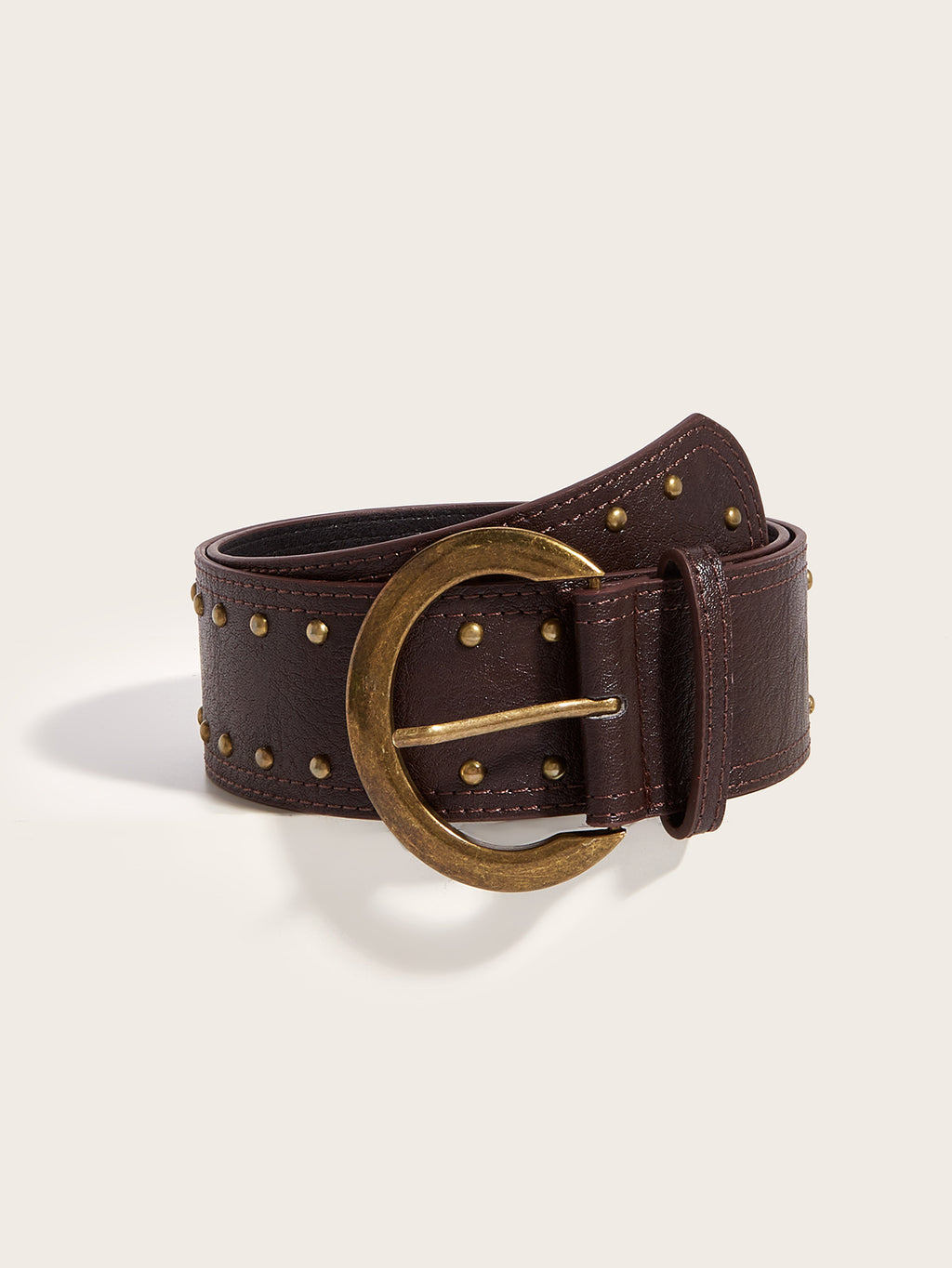 Intertek Punk Style Willow Nail Snap Personality Belt