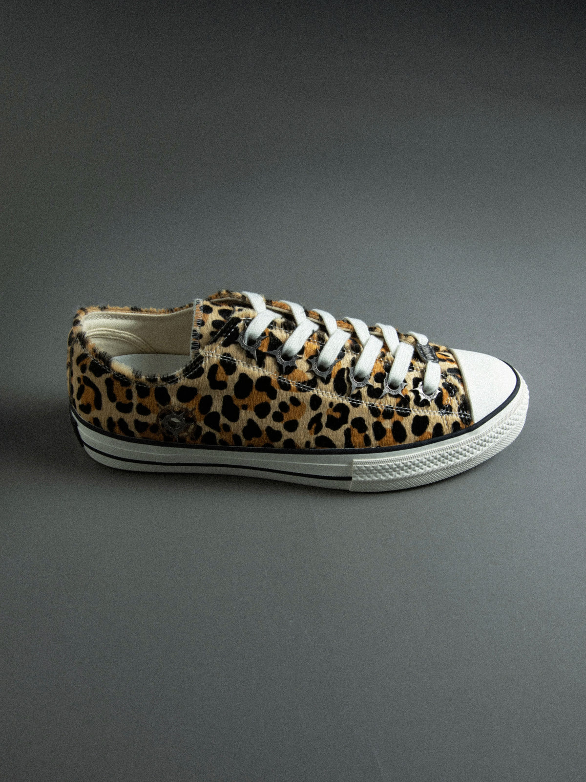 VOWPROGRESS Pony Hair Vulcanized Low-Top Sneaker