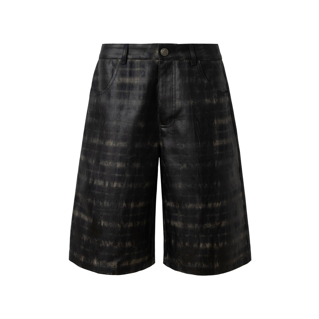 YADcrew Plaid Loose Fit Capri Pants