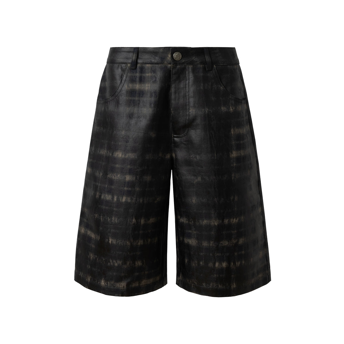 YADcrew Plaid Loose Fit Capri Pants