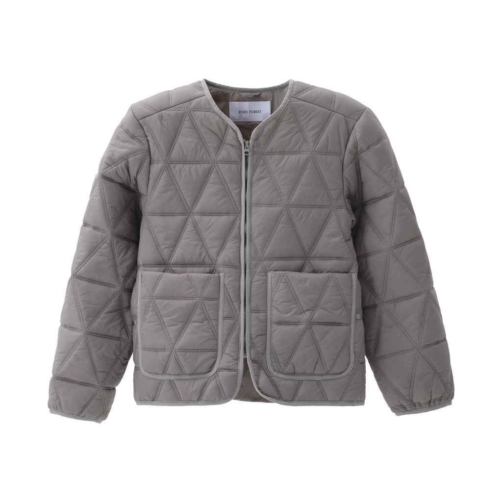 ZOZOFOREST Rhombus Regenerative Cotton Jacket Liner Jacket