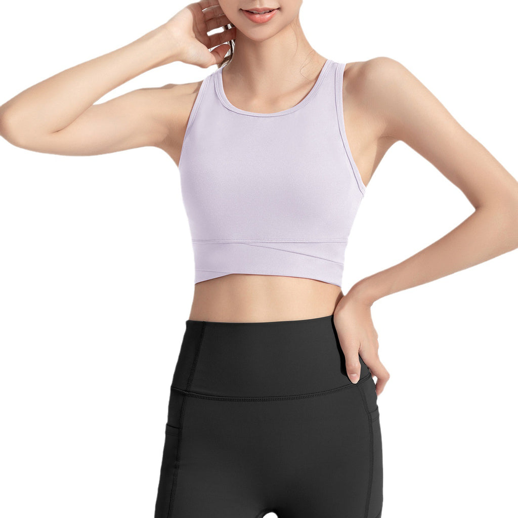 ATHENA LULU High Support Seamless Strappy Back Sports Bra