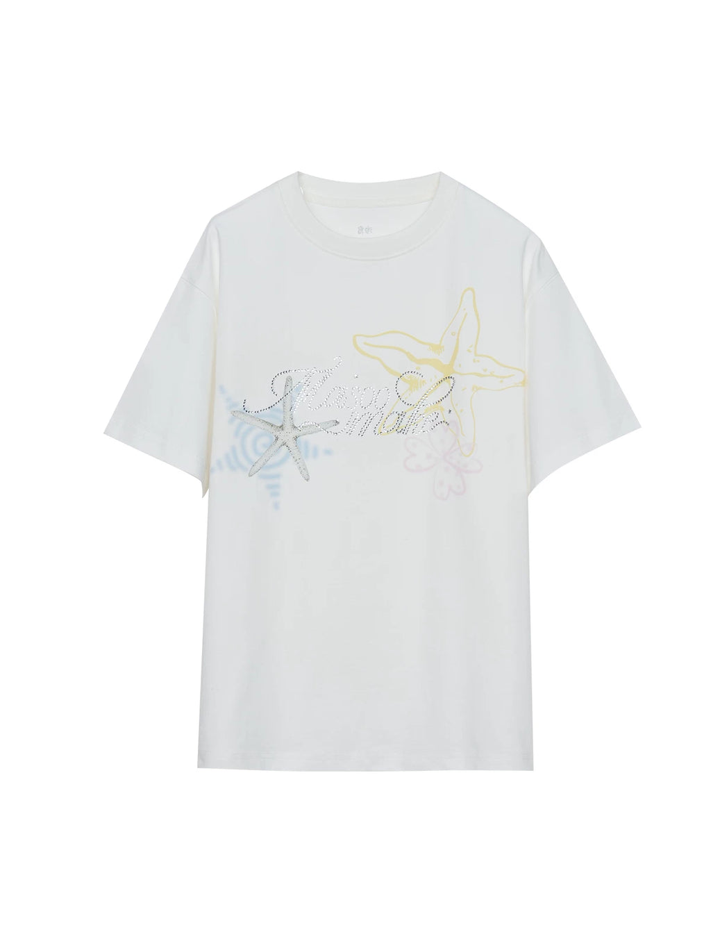 MASOOMAKE Printed Casual Relaxed Tee