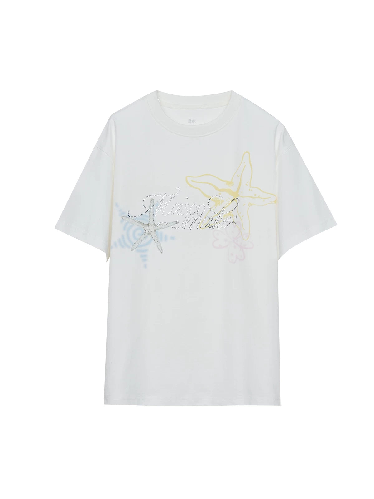 MASOOMAKE Printed Casual Relaxed Tee