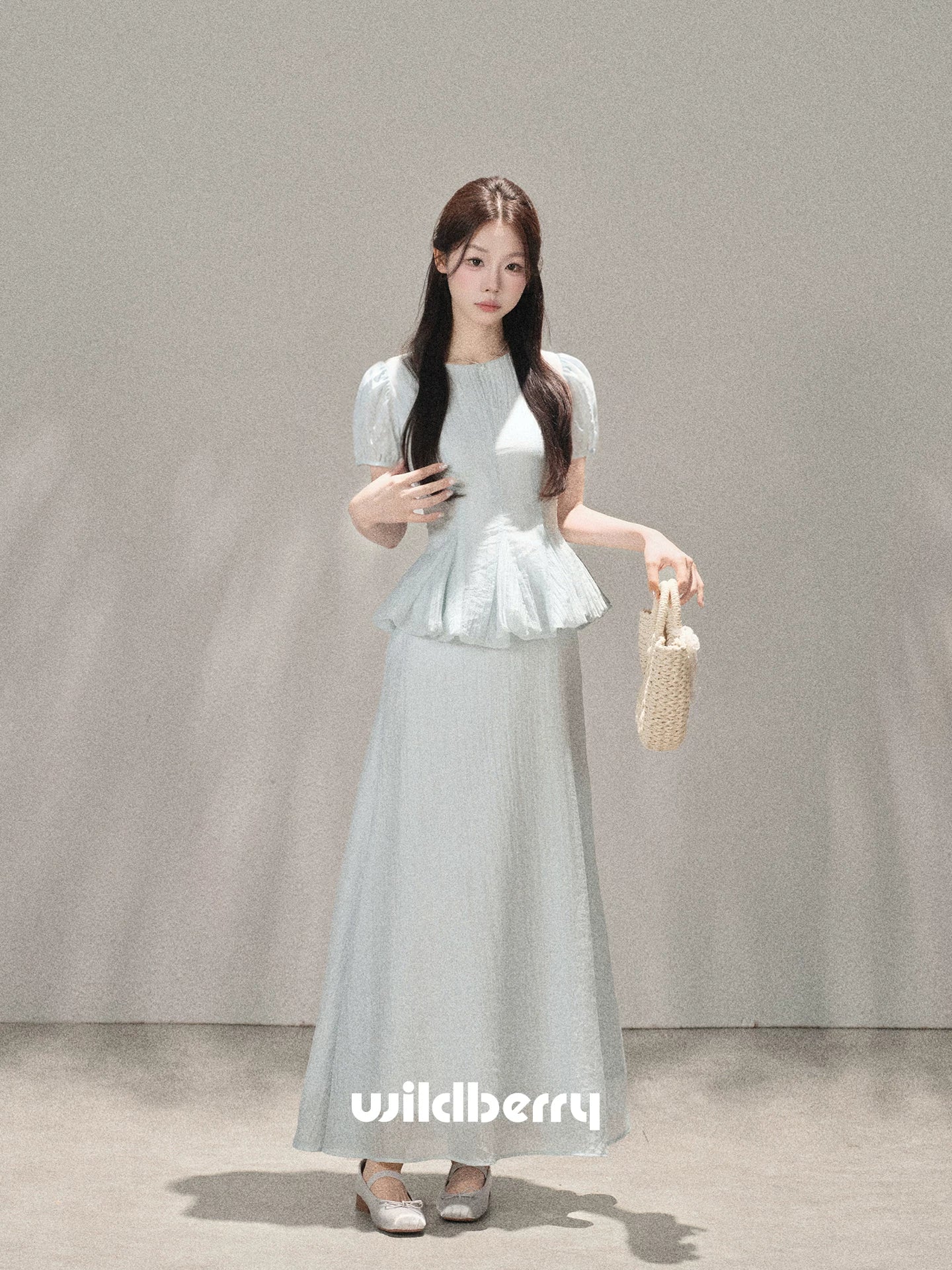 Wildberry Fake Two Sleeveless Dress