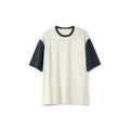PARTIMENTO Color-Block Raglan 240g Breathable Loose Tee