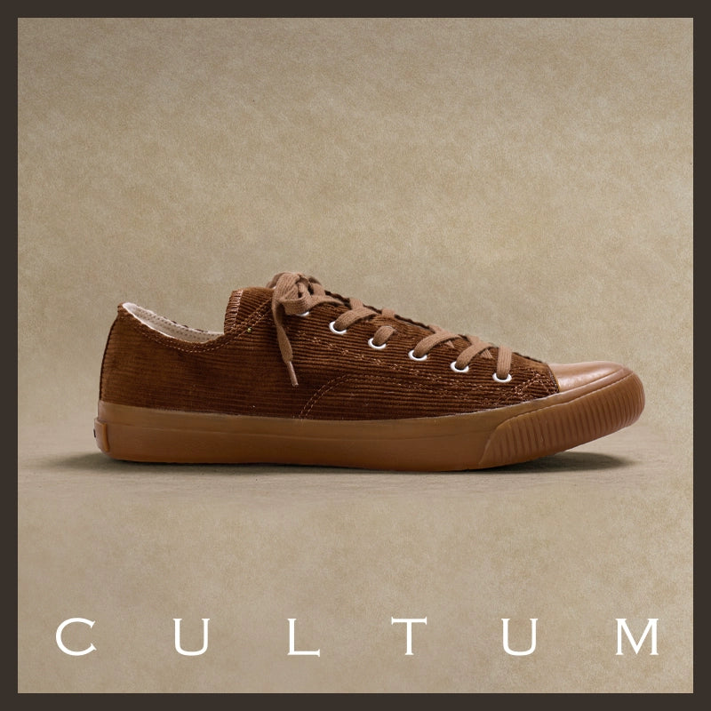 CULTUM Canvas Lace-Up Low-Top Sneaker