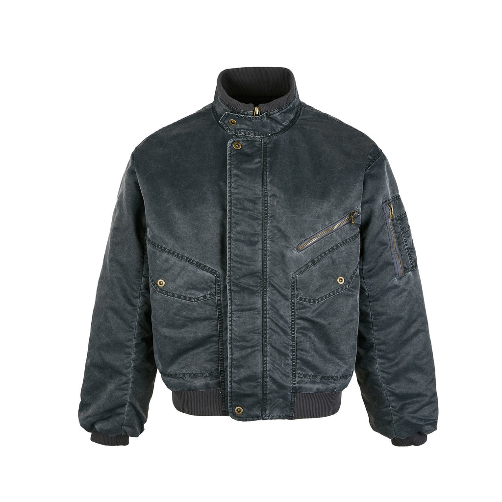 EME Old Dirty Dyed Stand-up Collar Thermal Jacket