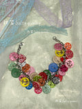Salty gummy Polka Dot Button Bracelet