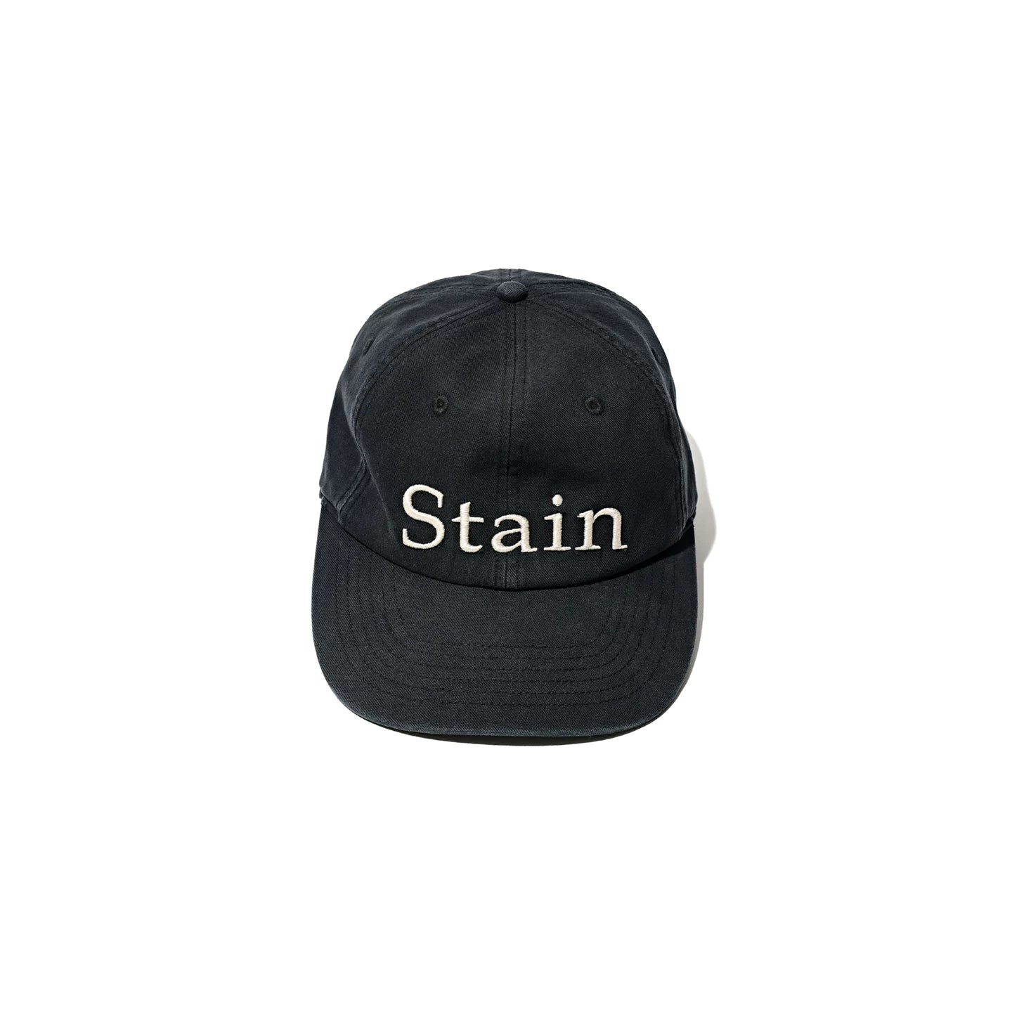 PARTIMENTO Washed Cotton Distressed Baseball Cap