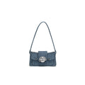JELLY TOYBOY White Faux Leather Zip-Top Crossbody Bag