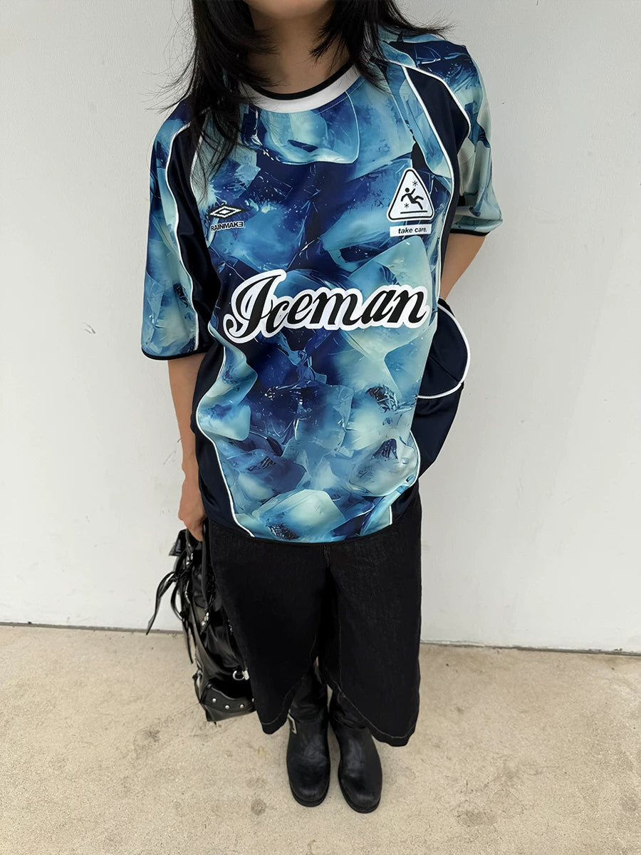RAINMAKE CREW Drake ICEMAN 400g Breathable Oversized Jersey