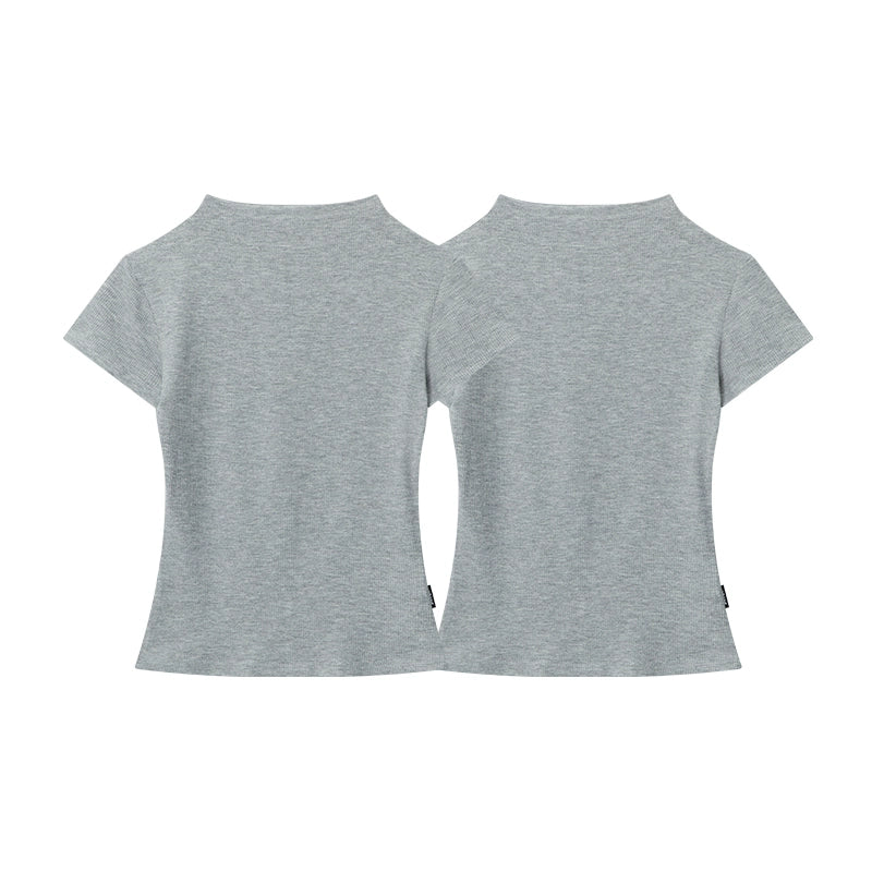 AIRHOOD Front Shoulder Slim Tee