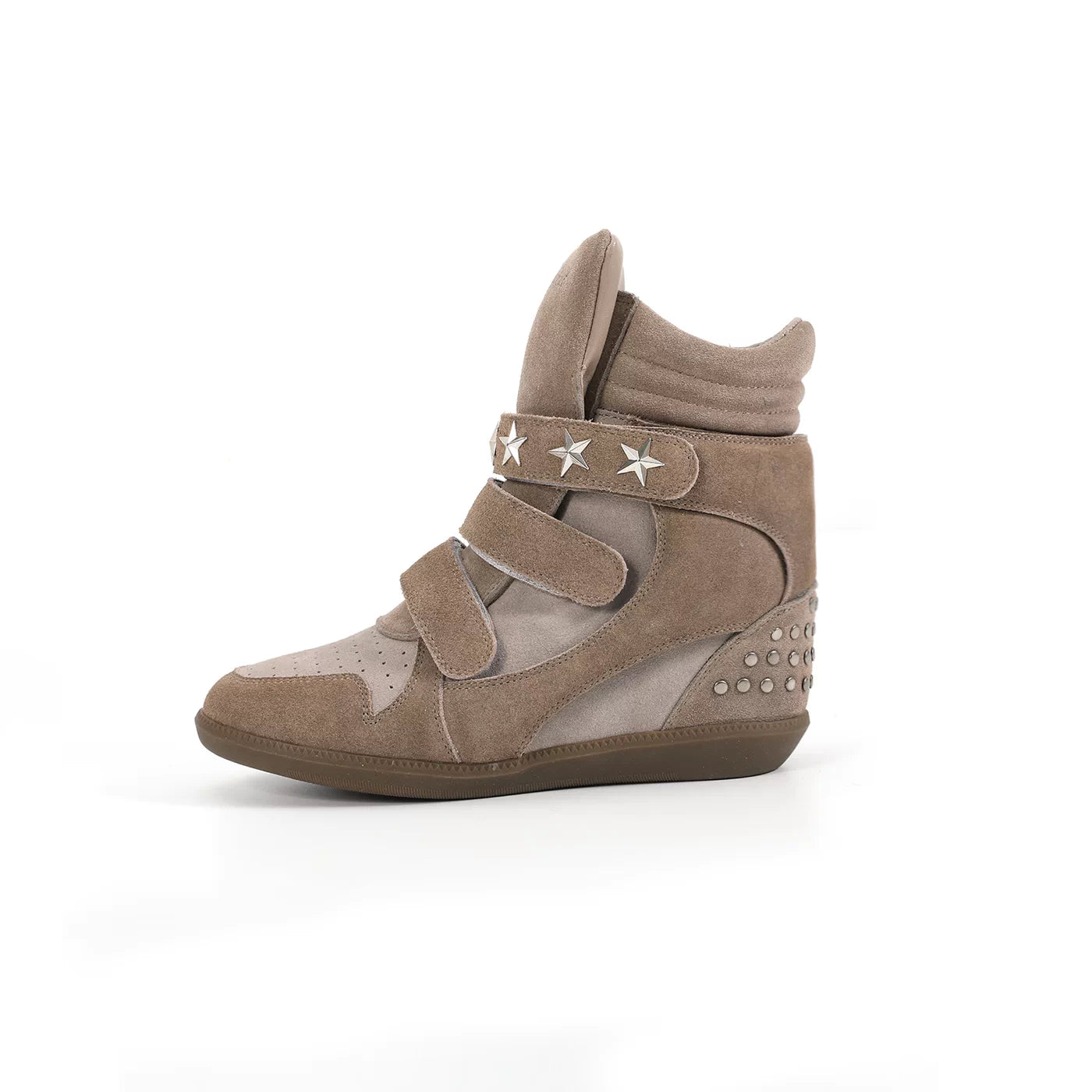 no E mosen Patent Leather Platform Wedge Sneaker