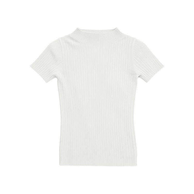 JCAESAR WOMEN Breathable Slim Fit Knit Top