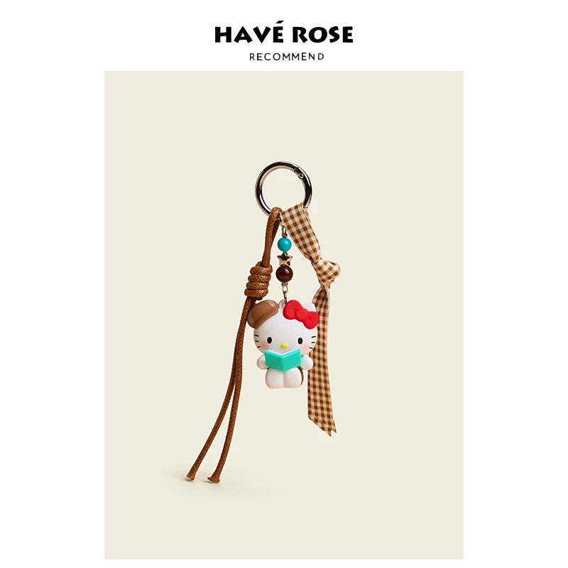 HAVEROSE Hello Kitty Cute Charm Keyring
