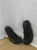 MILOOEY Leather Bow Ballet Flat