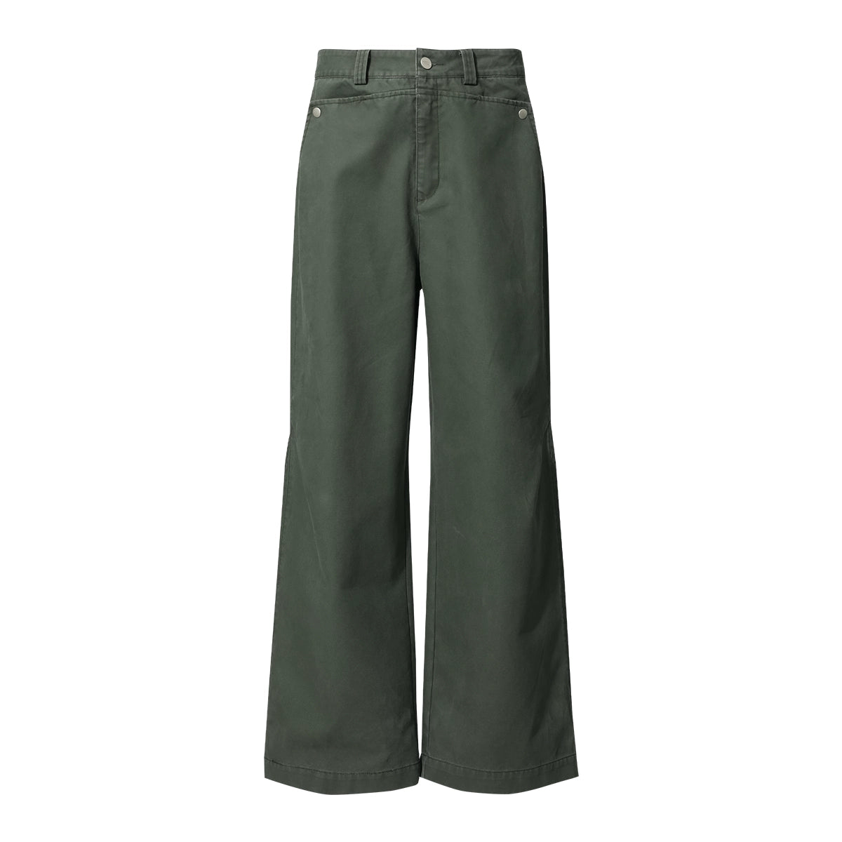FUNKYFUN Bead Sail Wide-leg Straight Tooling Slacks
