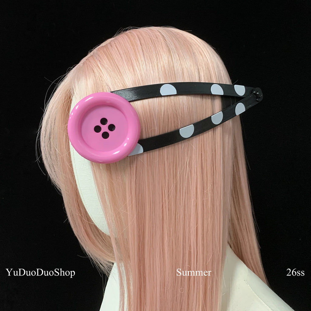 YuDuoDuo Red Polka Dot Plastic Bag Charm