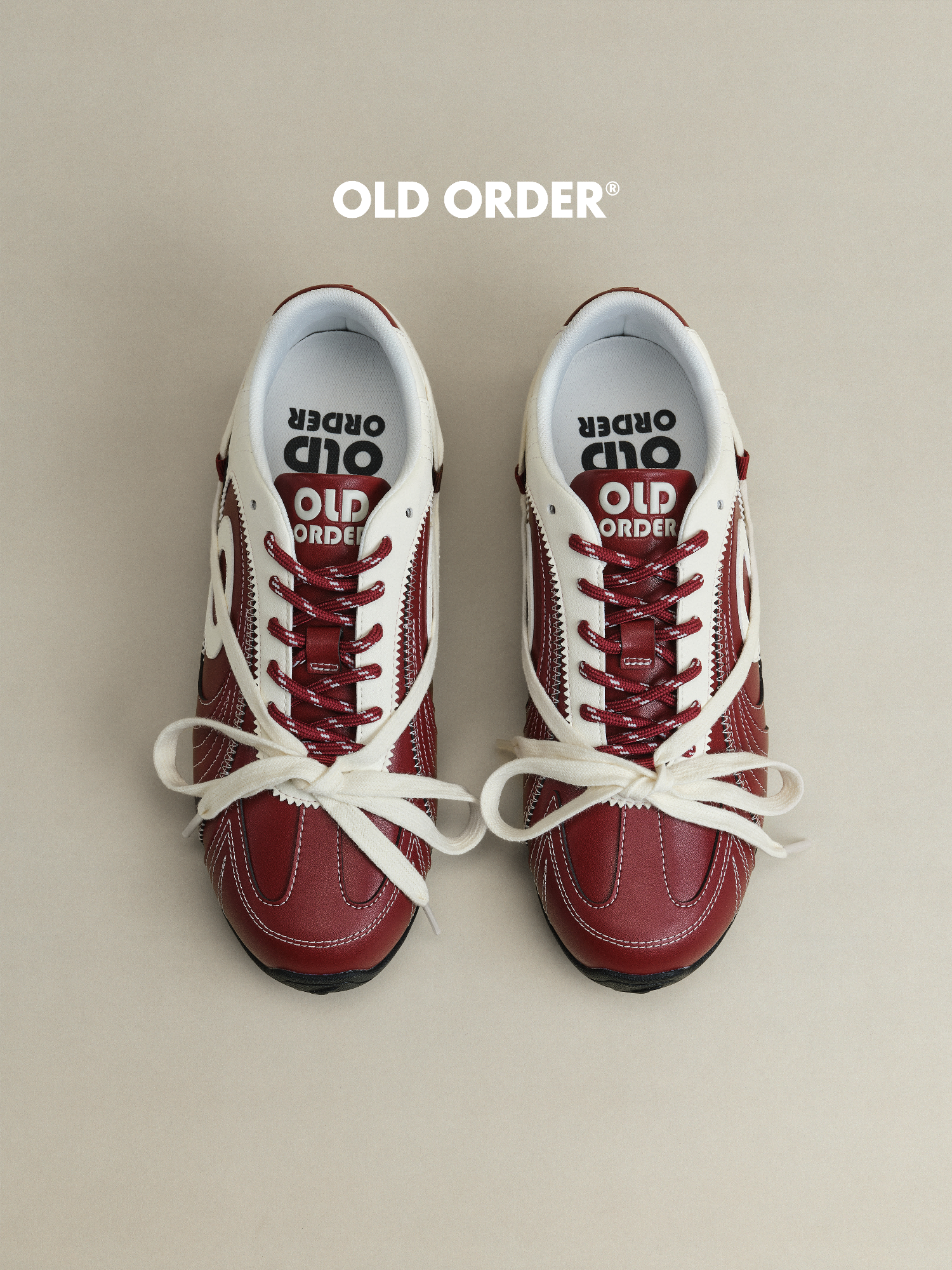 OLD ORDER Leather Lace-Up Sneaker
