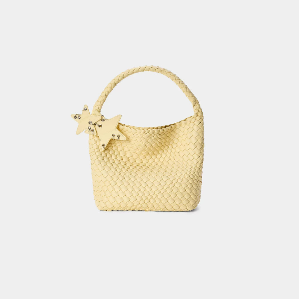 ECODAY Woven Faux Leather Tote
