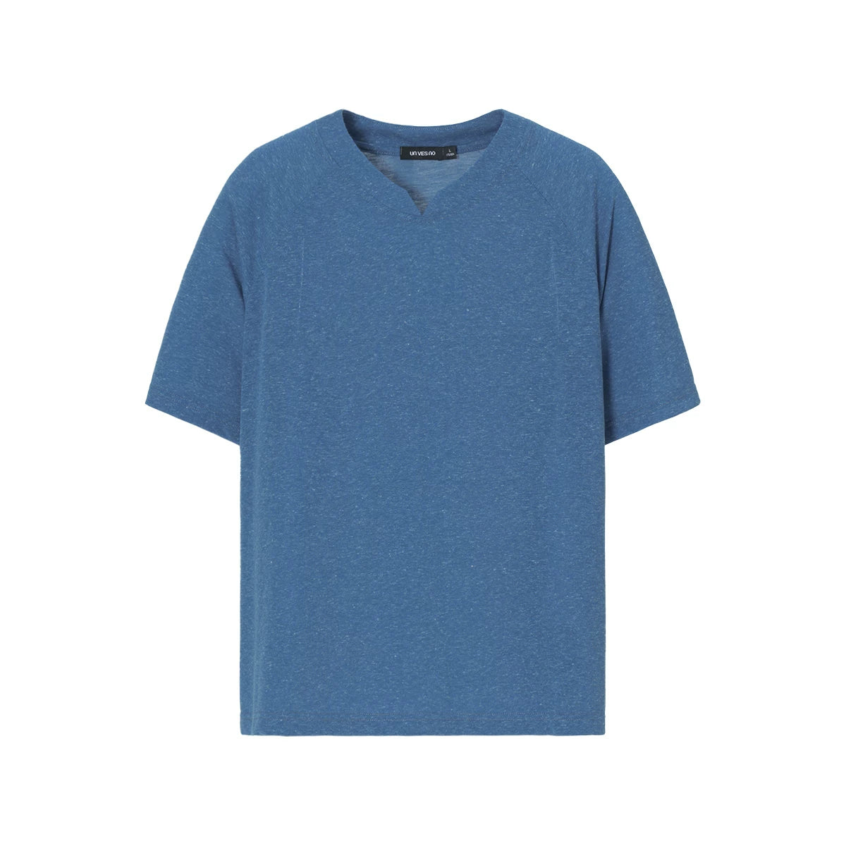 Unvesno Relaxed Raglan V-Neck Linen Tee