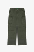 NO LOGO Straight Loose Washed Old Overalls