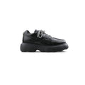 HANQIAORIJI Leather Lace-Up Chunky Dad Shoe