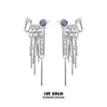 1ST XULIE Gold-Plated Ethnic Tassel Ear Cuff