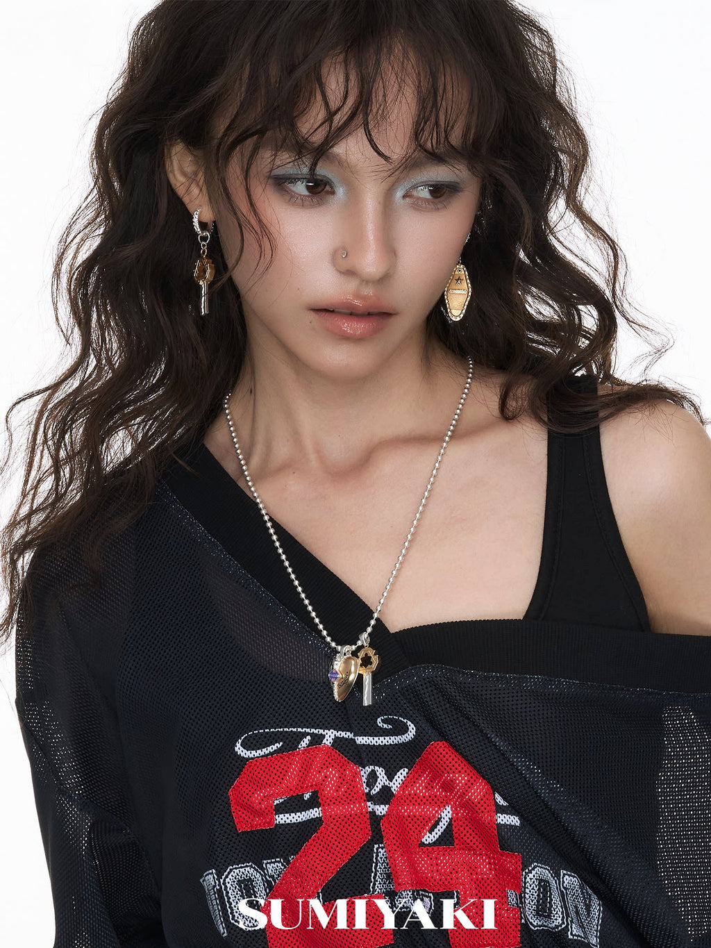 SUMIYAKI Asymmetric Sterling Silver Earrings