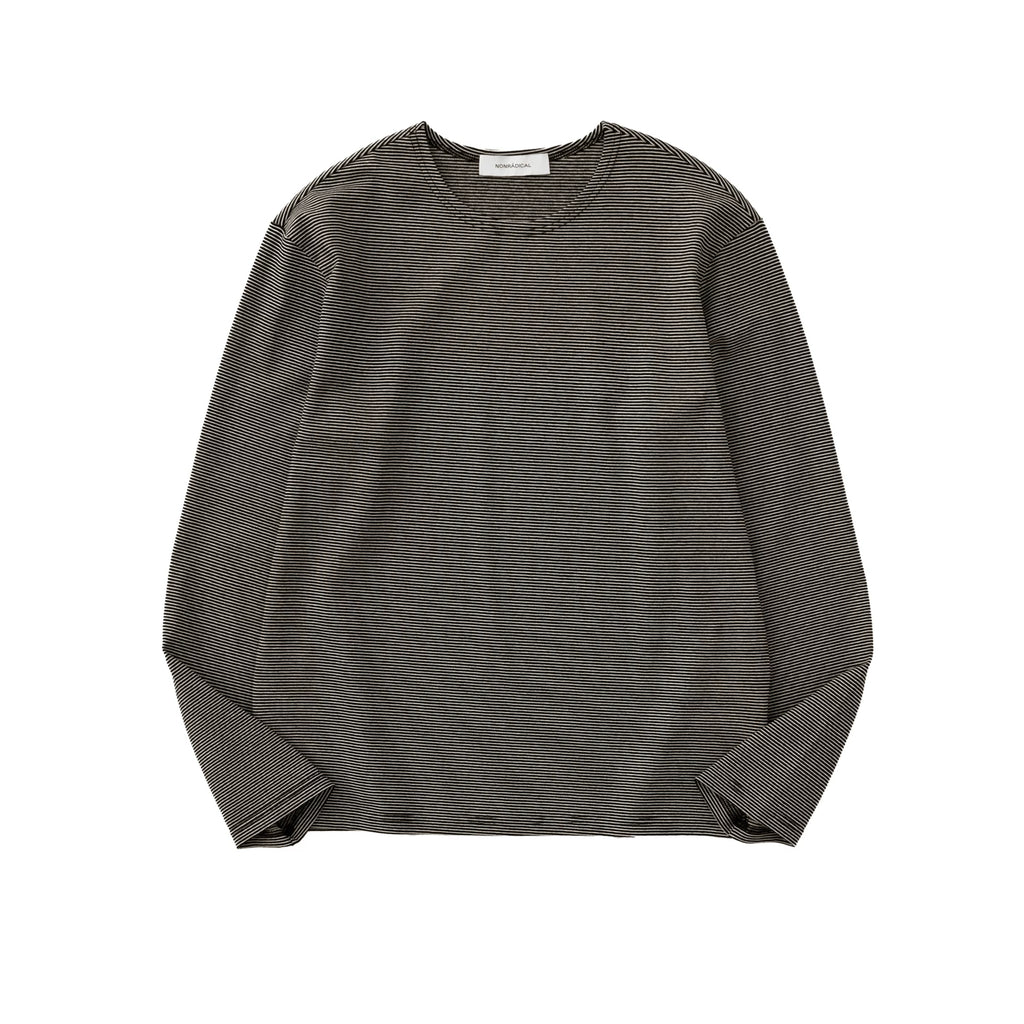 NONRADICAL Striped Long-Sleeve Tee