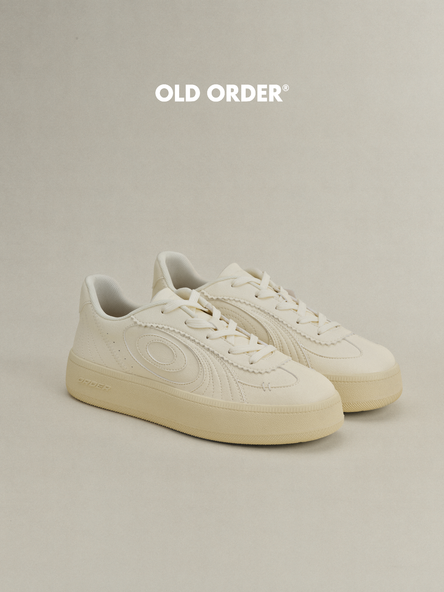 OLD ORDER Leather Platform Sneaker