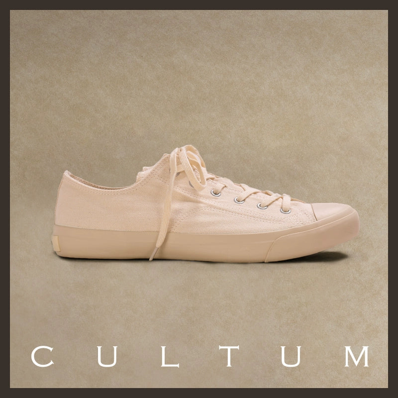 CULTUM Canvas Lace-Up Low-Top Sneaker