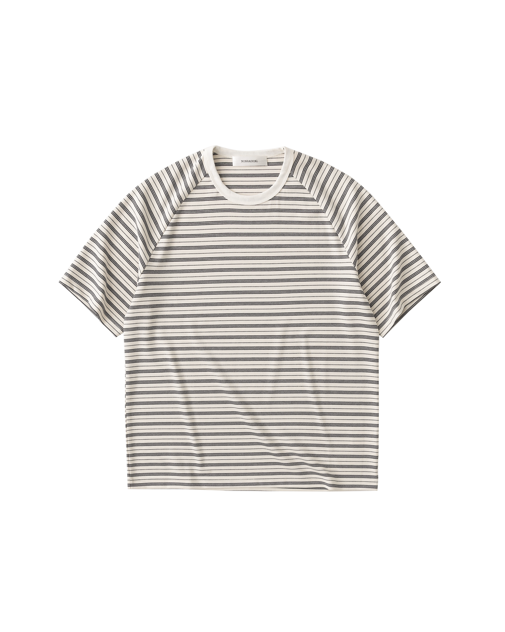 NONRADICAL Lyocell Stripe Breathable Raglan Tee