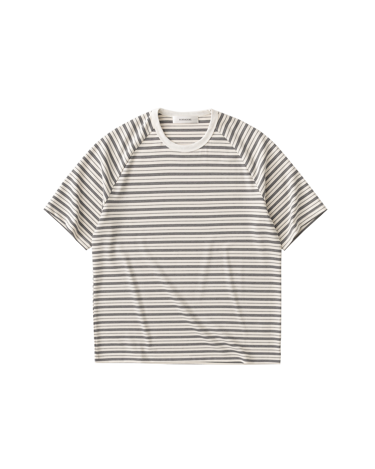 NONRADICAL Lyocell Stripe Breathable Raglan Tee