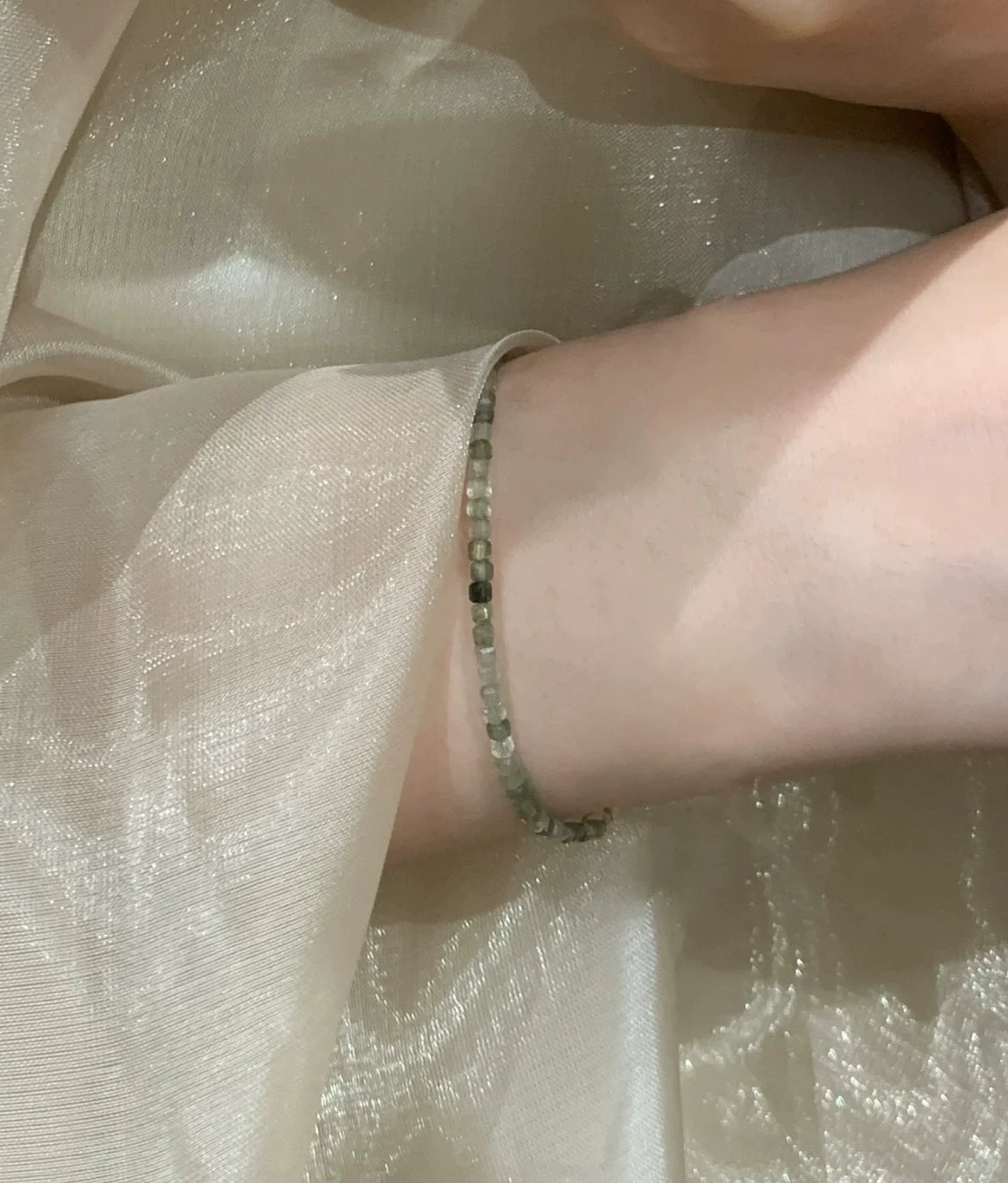 LIDAYE Natural Hetian Jade Pearl Beaded Bracelet