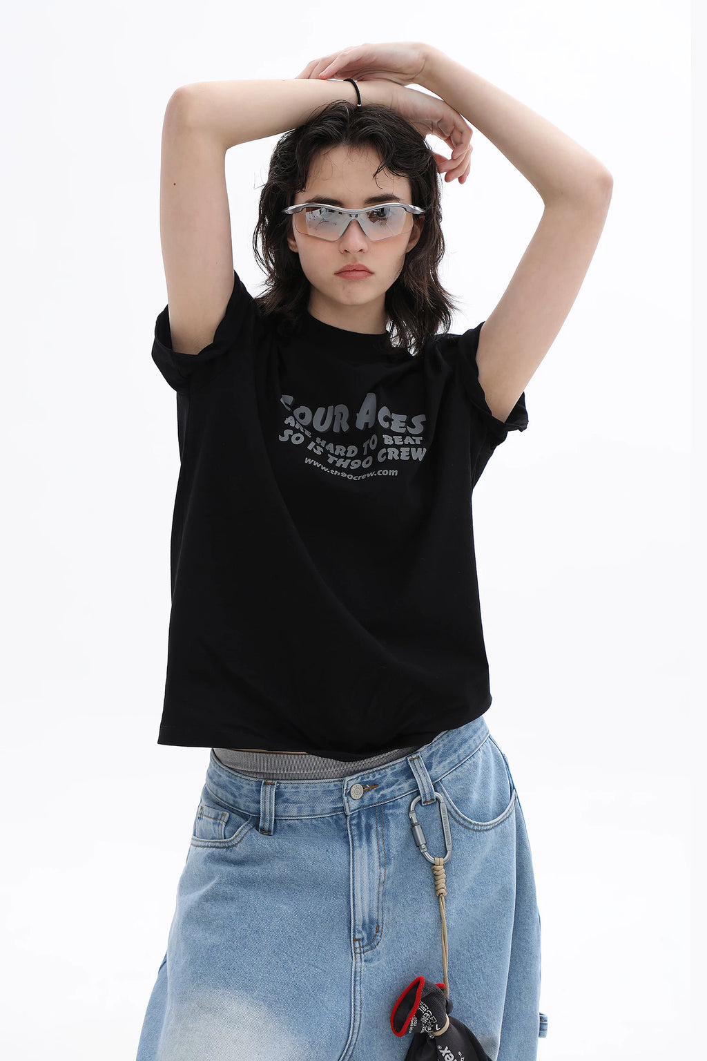 TH90 CREW Breathable Slim-Fit Half-Turtleneck Tee