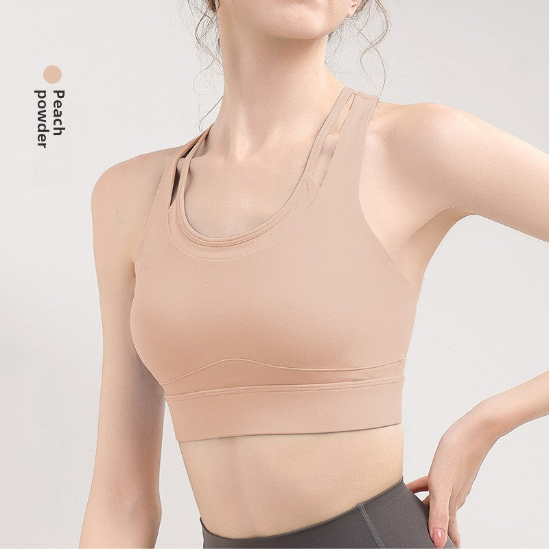 TIANQINGSE Hollow Fake Two-piece Bra Vest