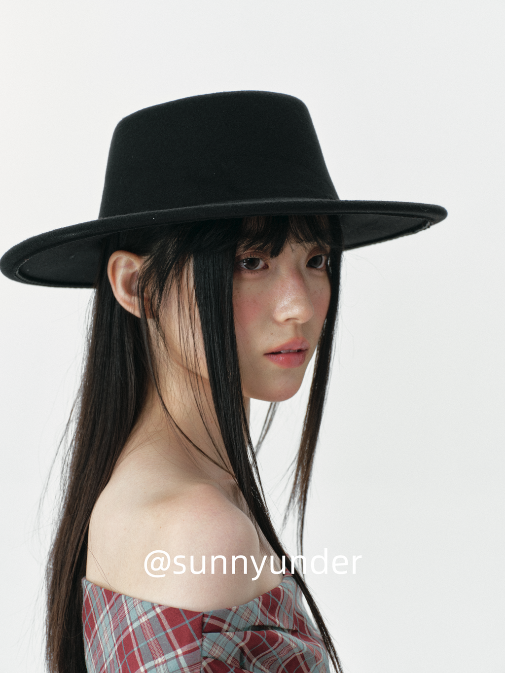 Sunnyunder Classic Versatile Imitation Woolen Ringed Hat