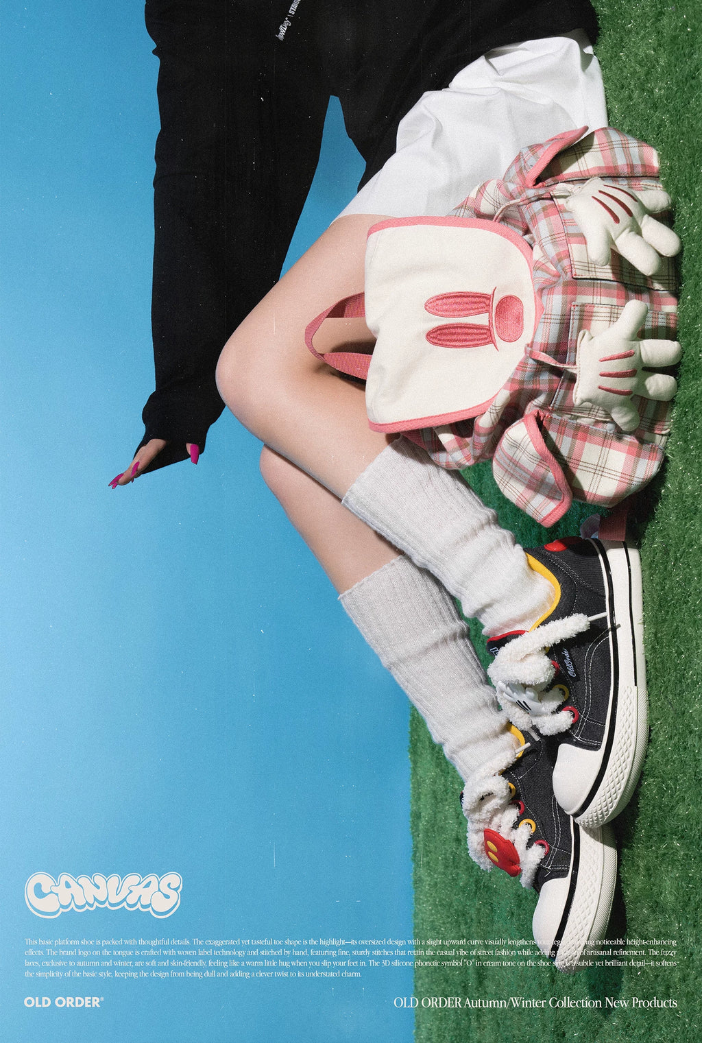 OLD ORDER Canvas Mickey Retro Sneaker