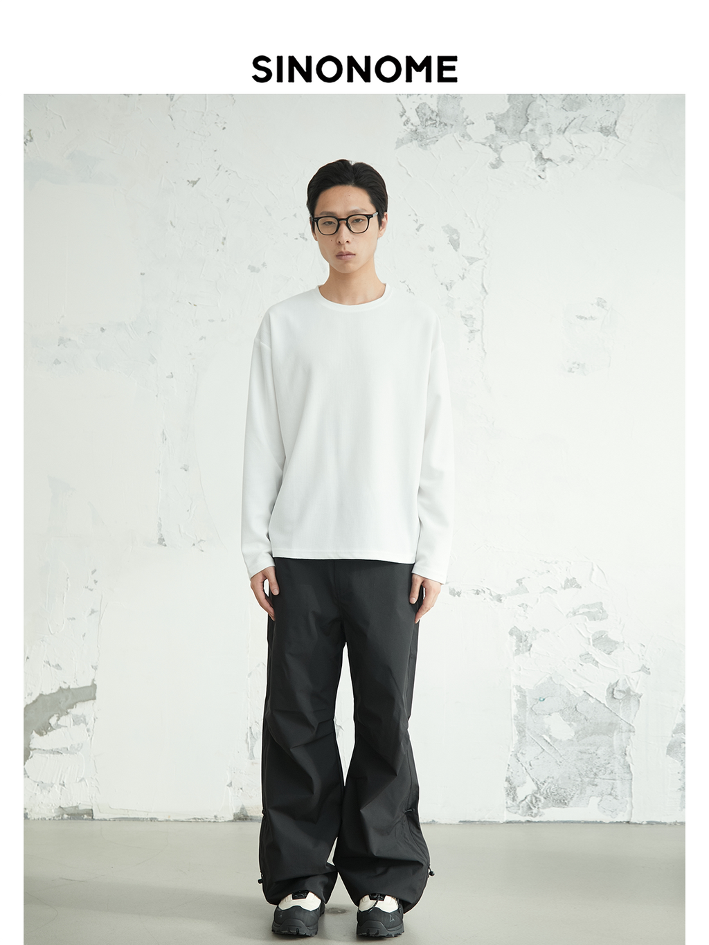 SINONOME Casual Simple Anti-wrinkle Loose Long Sleeves