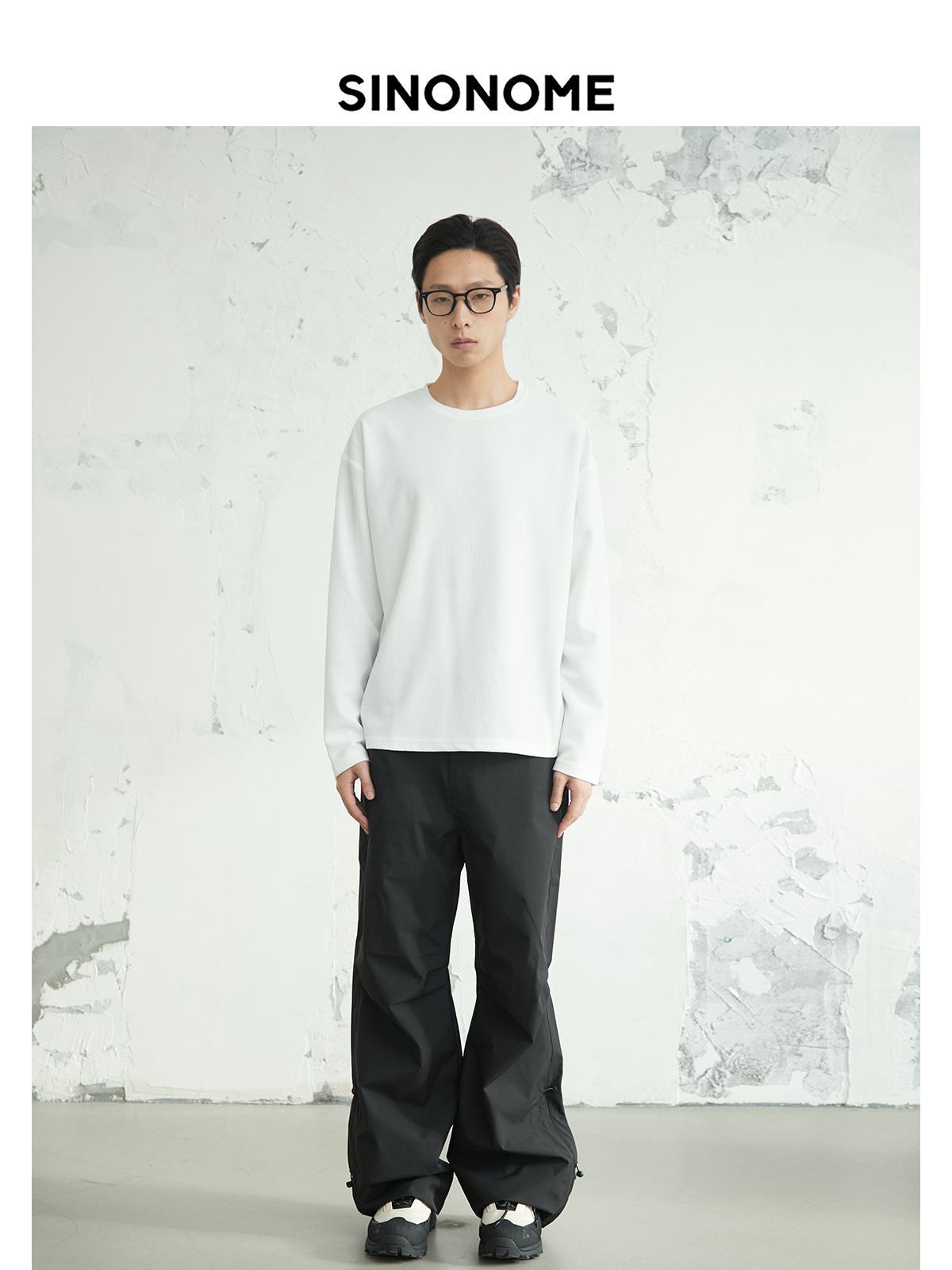 SINONOME Casual Simple Anti-wrinkle Loose Long Sleeves