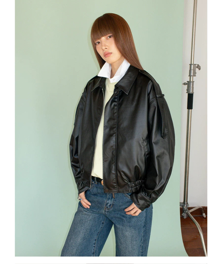 FUNKYFUN Lapel Loose Jacket