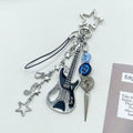 XTZ Retro Mini Bass Handmade Beaded Keychain Charm