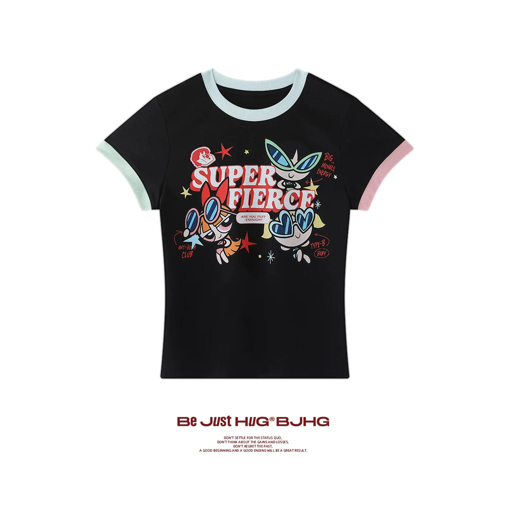 BJHG [Flying Girl Police Joint Name] Front Shoulder Short Sleeve