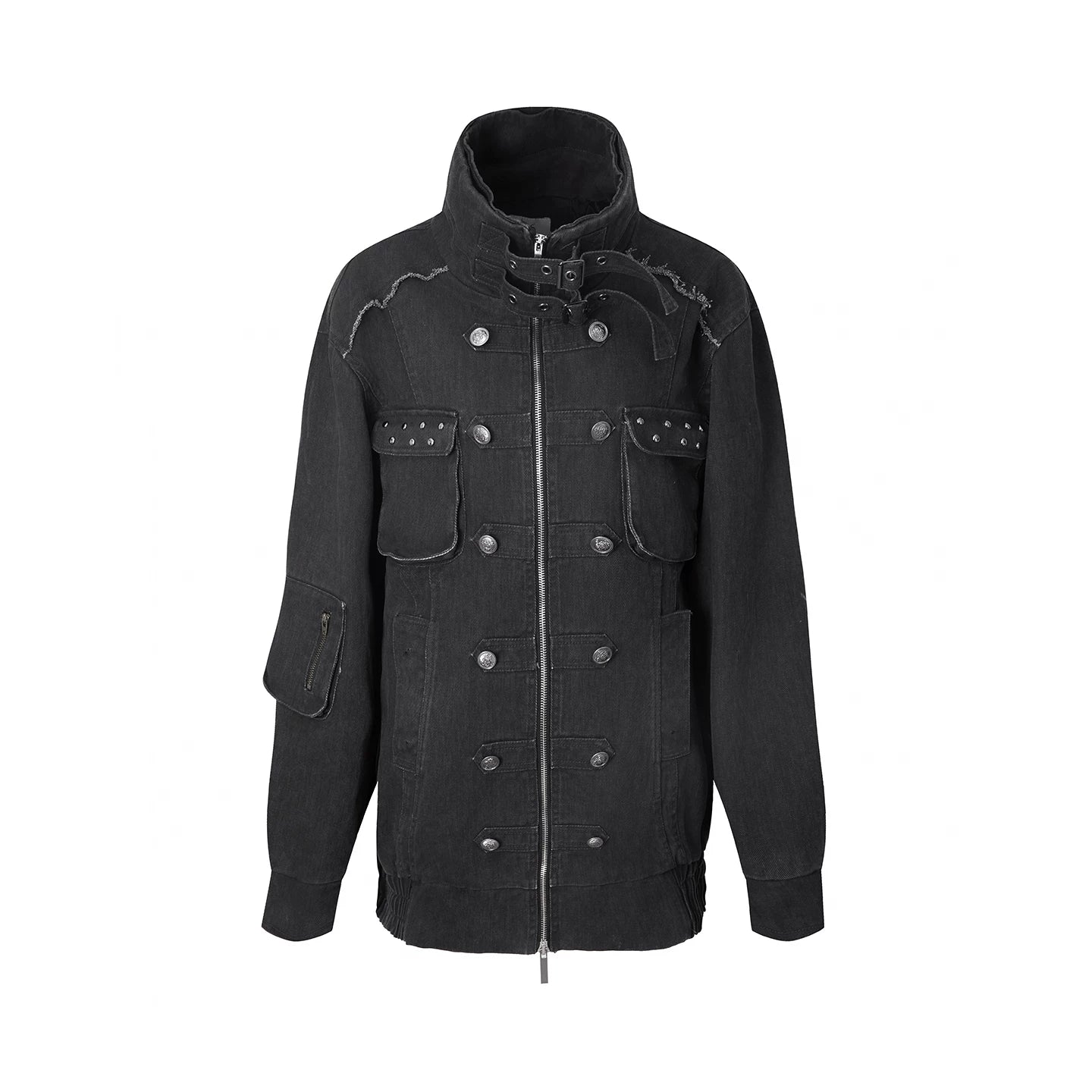 DoublePunch Washed Cotton Quilted Utility Hooded Jacket